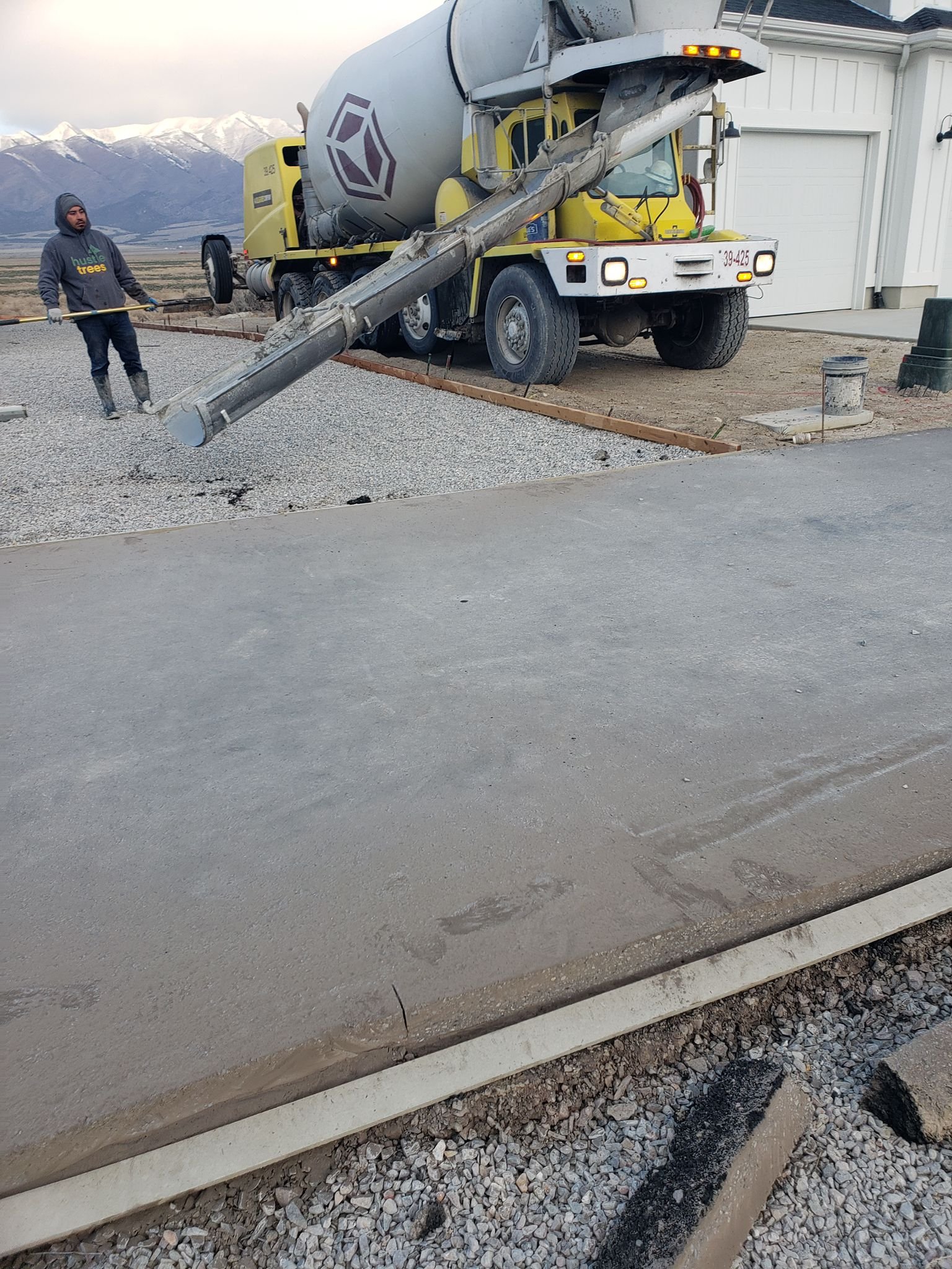 Patino Landscaping Utah concrete flatwork process