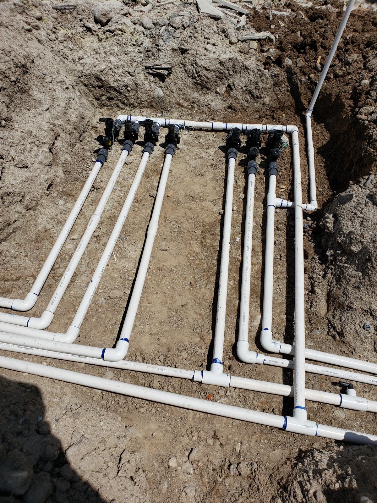 Patino Landscaping Utah full irrigation system